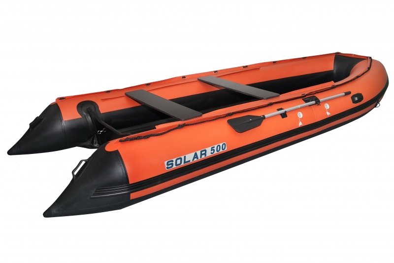 Лодка ПВХ Solar-500 JET с тоннелем 