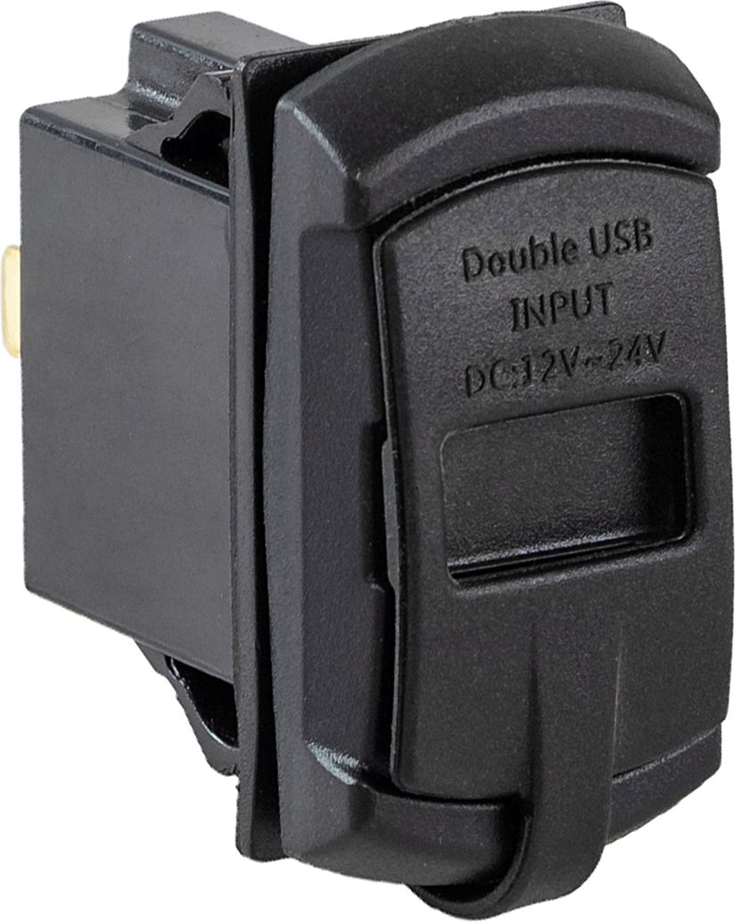 Разъем USB 5В 4.2А и вольтметр