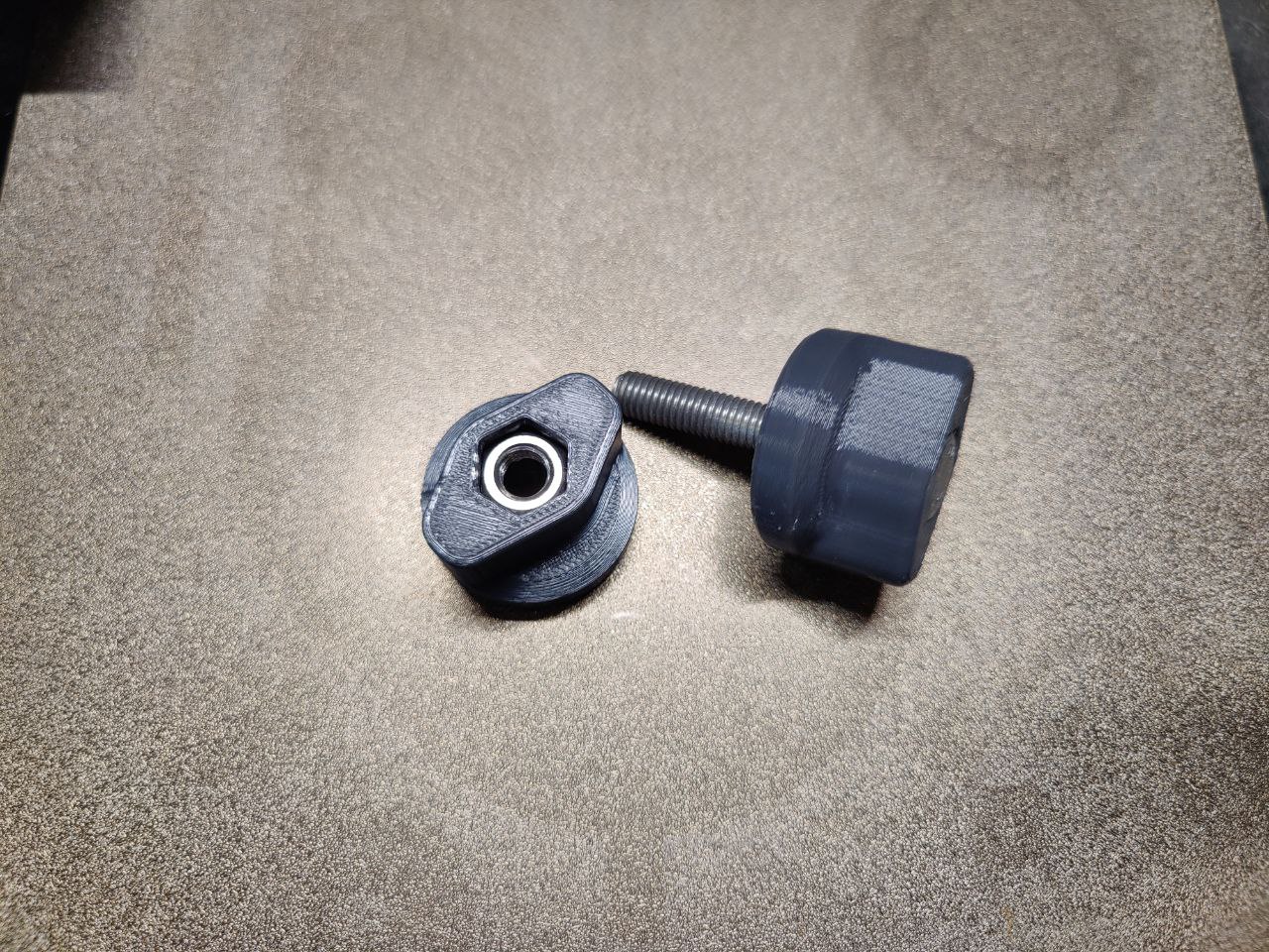 Ручка усиленная (барашек) М8 серый. К-т 2шт, Прокатись.Ру