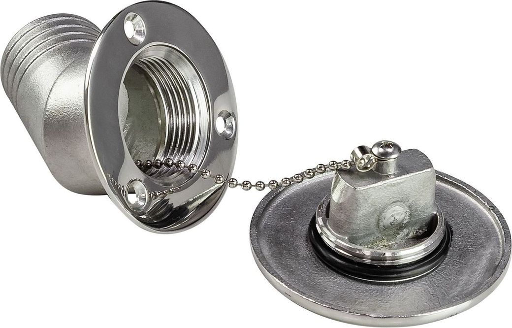 Горловина заливная для воды, угловая, под шланг 50 мм, Marine Rocket (упаковка из 10 шт.)