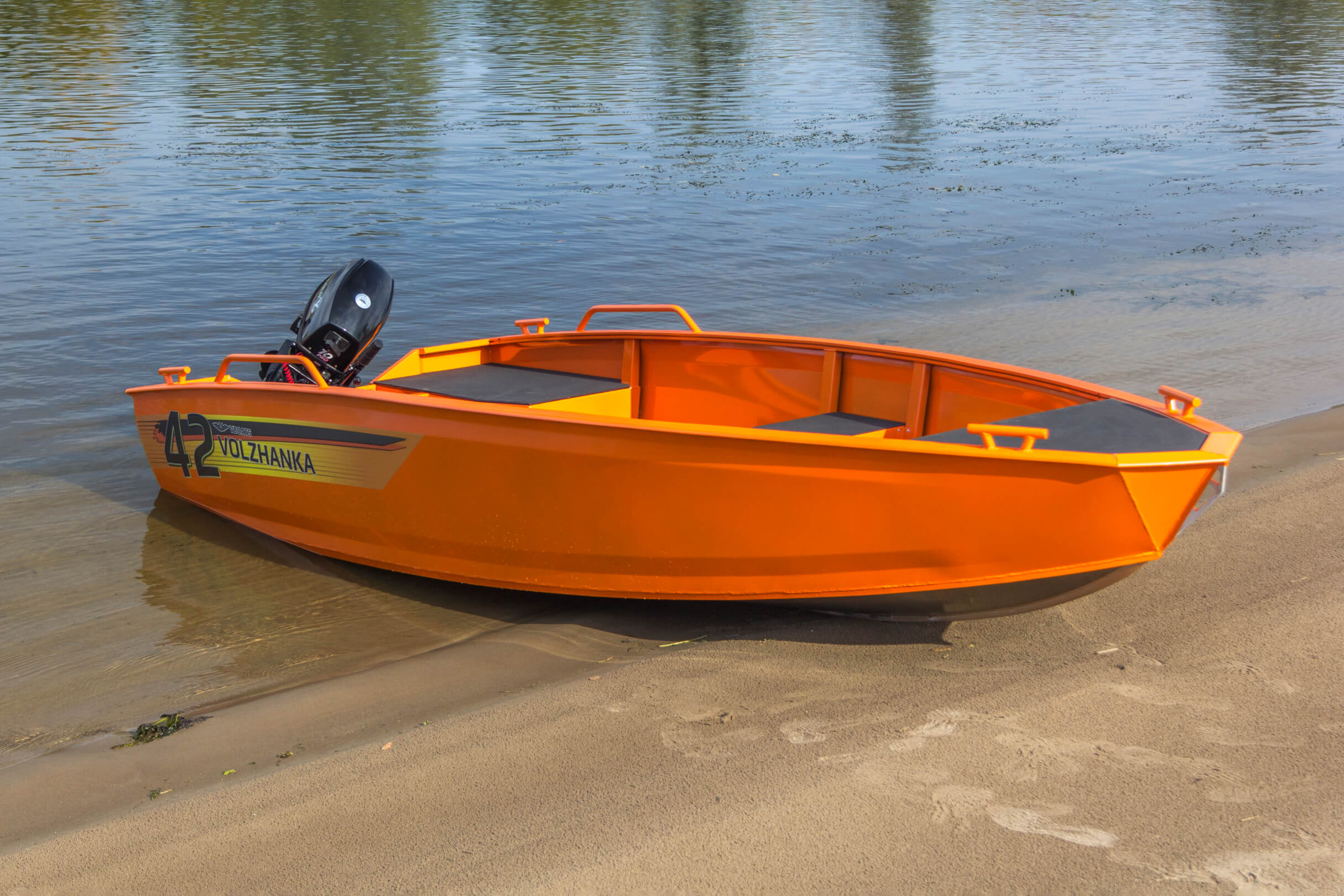 Катер Volzhanka 42 c YAMER 10 PRO (2T), дистанция