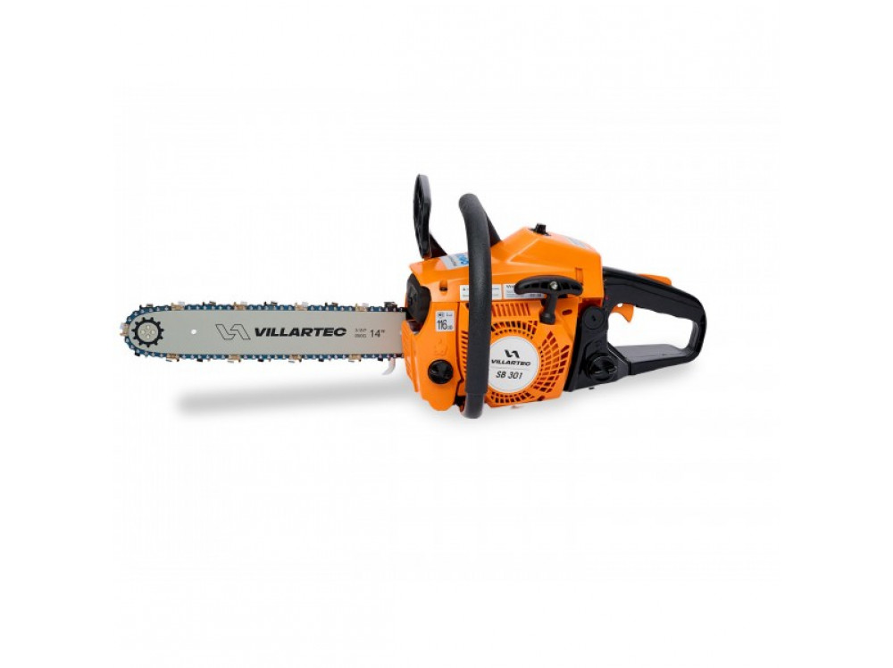 Бензопила Villartec SB301, шина 35 см (14"), цепь 3/8 1.3 52 зв.