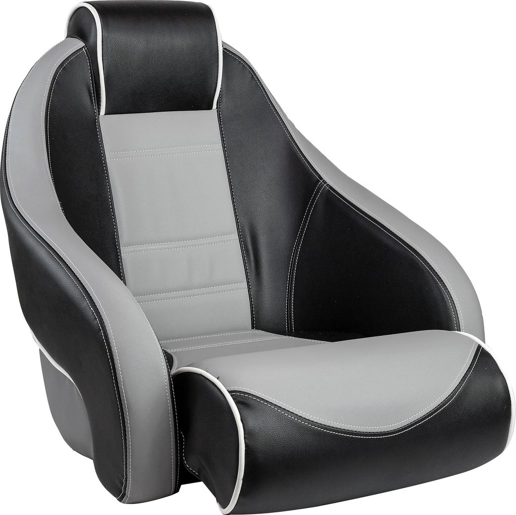 Кресло с болстером Stingray, обивка винил, цвет черный/серый (упаковка из 2 шт.)