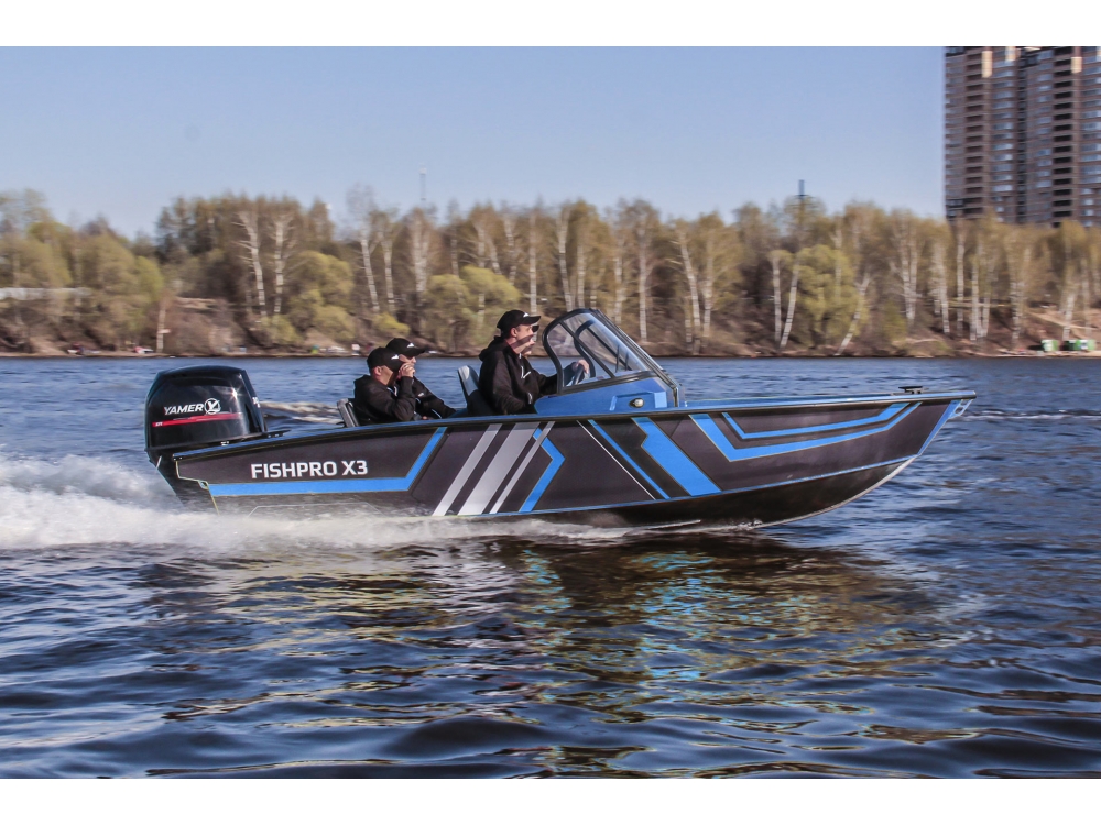 Катер Volzhanka FISHPRO X3 c YAMER EF100