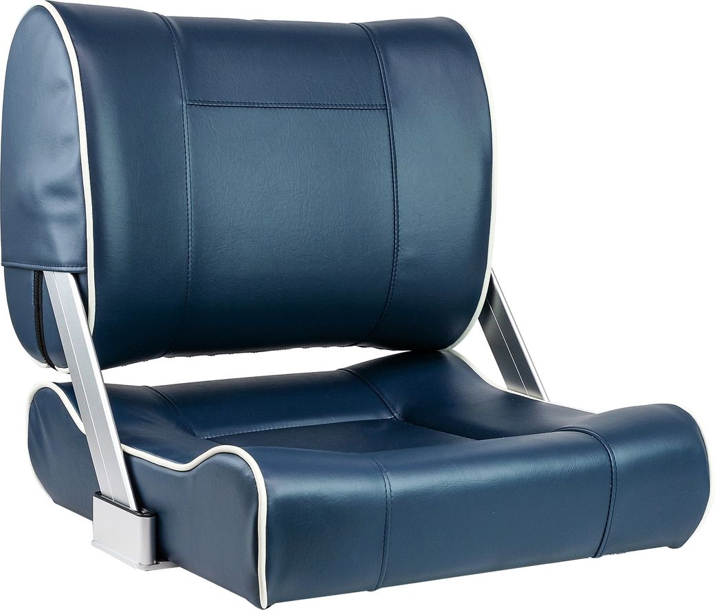 Кресло с перекидной спинкой, обивка винил, цвет синий (упаковка из 4 шт.)