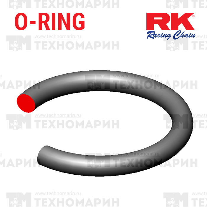 Цепь для мотоцикла/квадроцикла до 400 см³ (с сальниками O-RING) 520SO-114