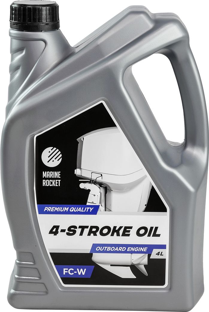 Масло 4-тактное минеральное 10W40 Marine Rocket 4 (упаковка из 48 шт.)