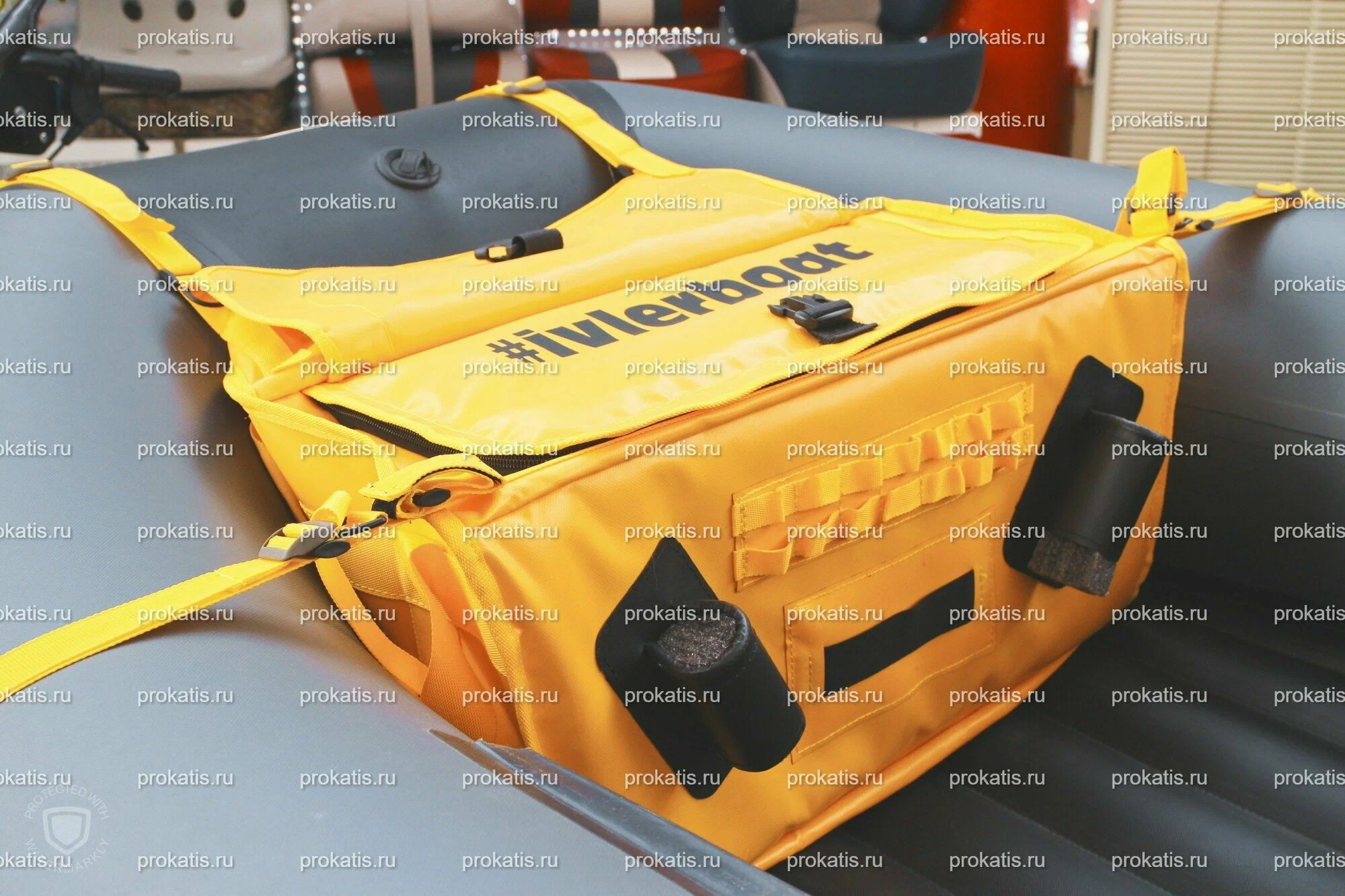 Носовой рундук большой, карманы, М2К, желтый, Ivler