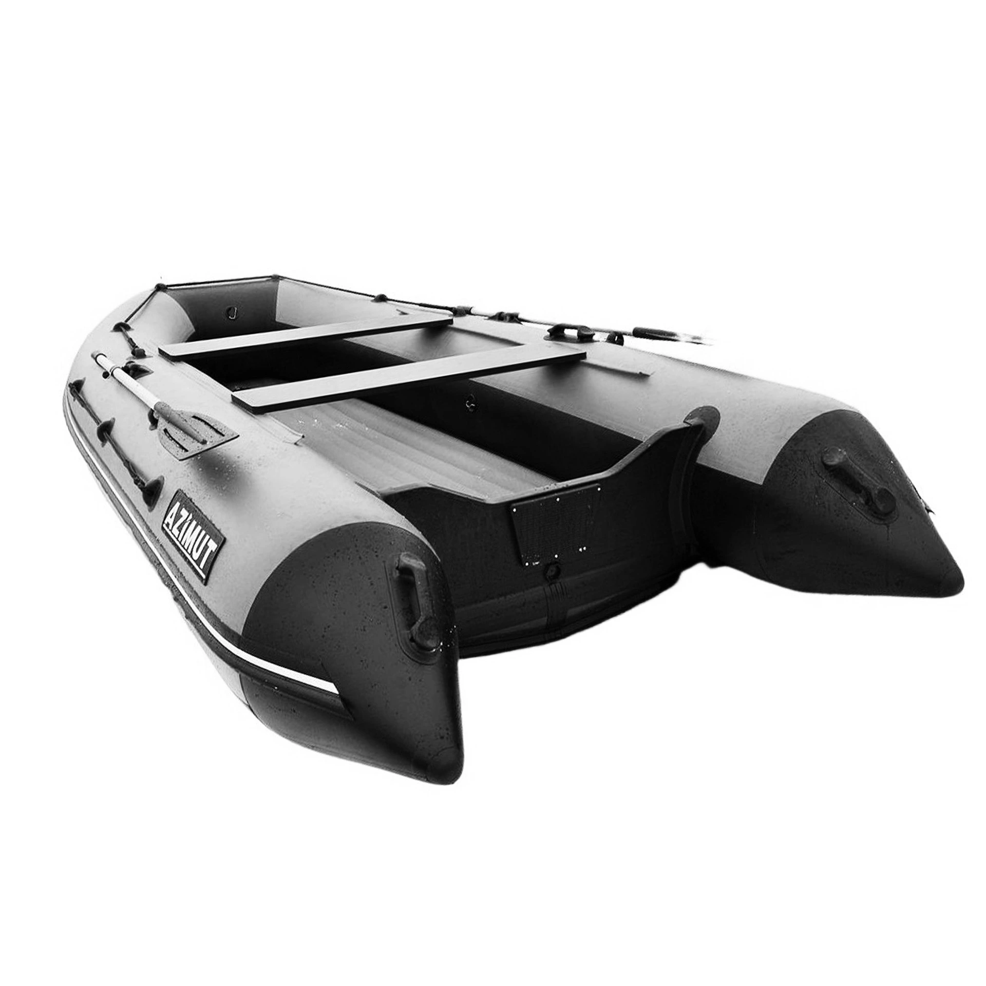 Лодка ПВХ Azimut 385 Everest НДНД светло-серый/графит