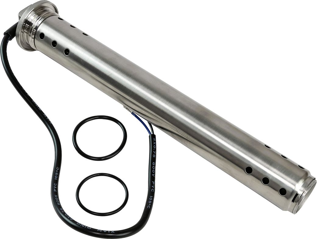 Датчик уровня сточных вод 300 мм, 0-190 Ом, BSP 1-1/4, нержавеющий, Marine Rocket