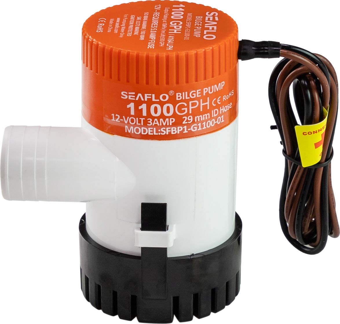 Помпа осушительная 12 В, 1100GPH (4163,5 л/час), автоматическая, SeaFlo (упаковка из 20 шт.)