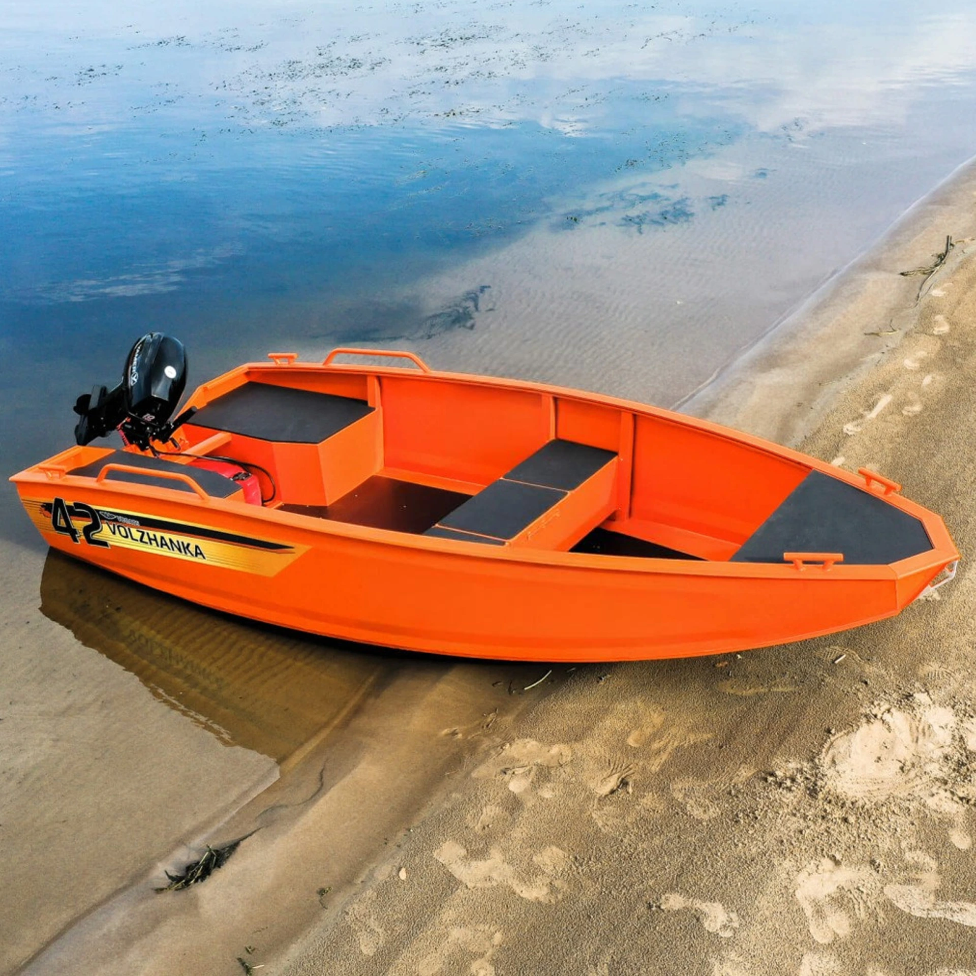 Катер Volzhanka 42 c YAMER 10 PRO (2T), дистанция