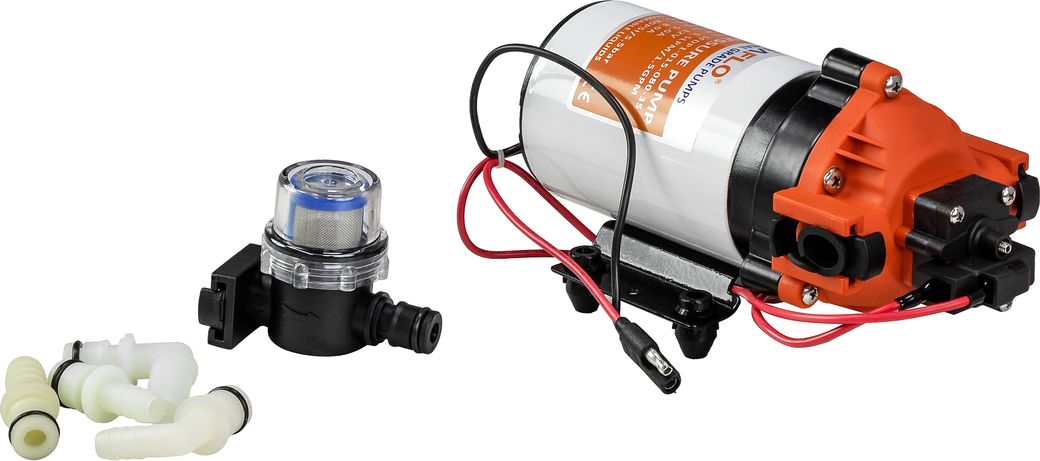 Помпа мембранная SeaFlo, 12 В, 5.5 л/мин, 5.5 бар (упаковка из 8 шт.)