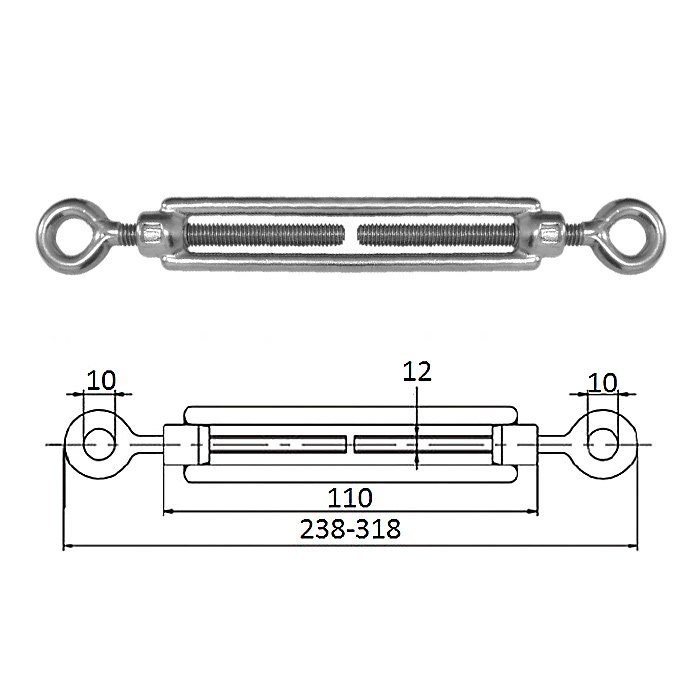 Талреп рым-рым М 8 Талреп рым-рым М 8
