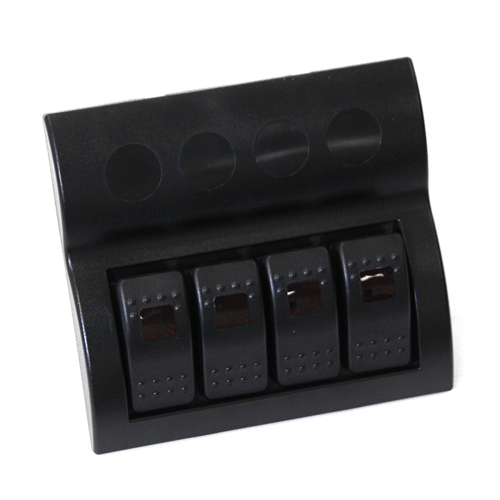 Панель переключателей 4 клавиши с автоматическими выключателями NEKEKE