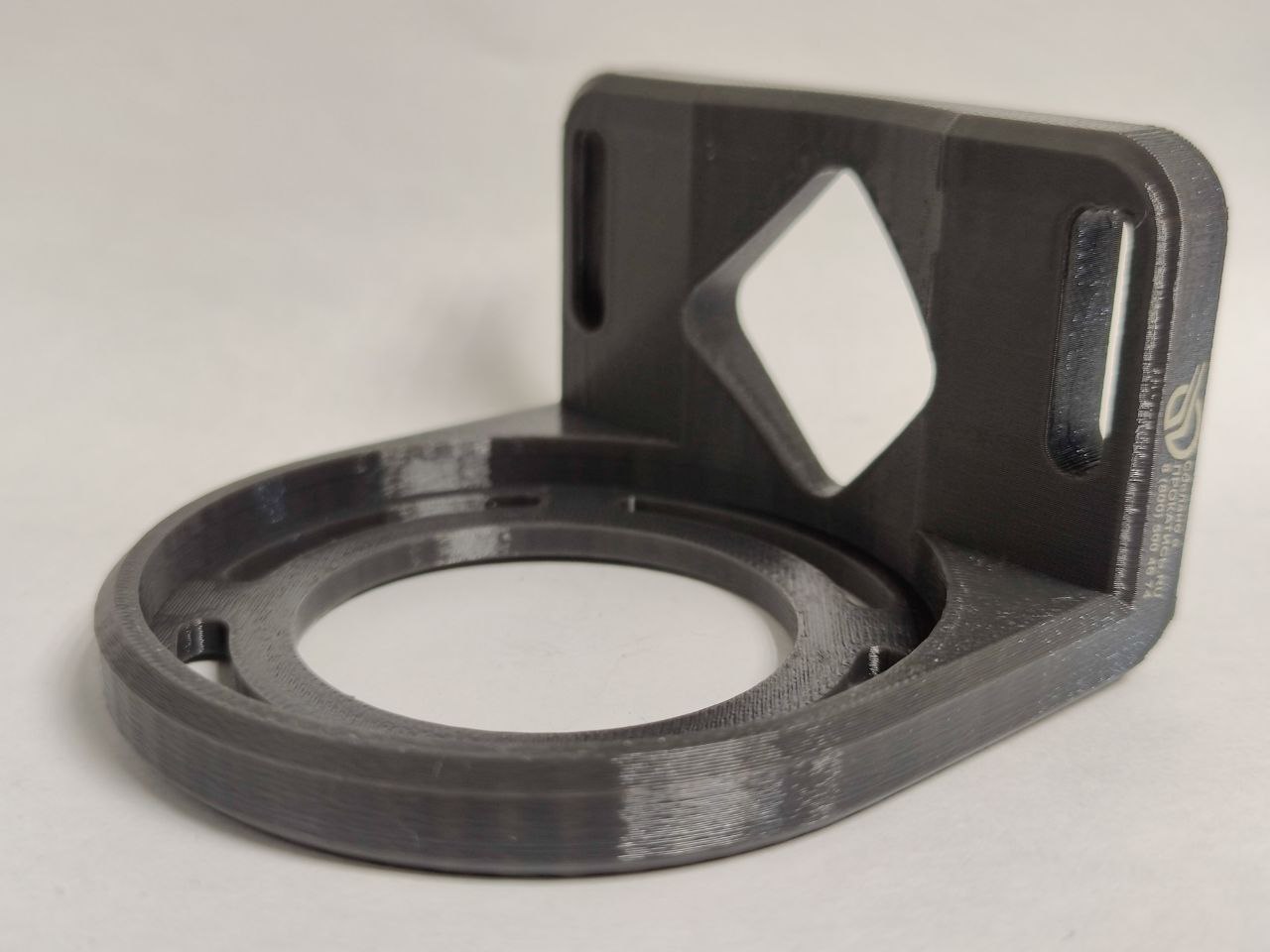 Кронштейн для FixPoint / PointLite в т-паз (серый, без крепежа), Прокатись.Ру