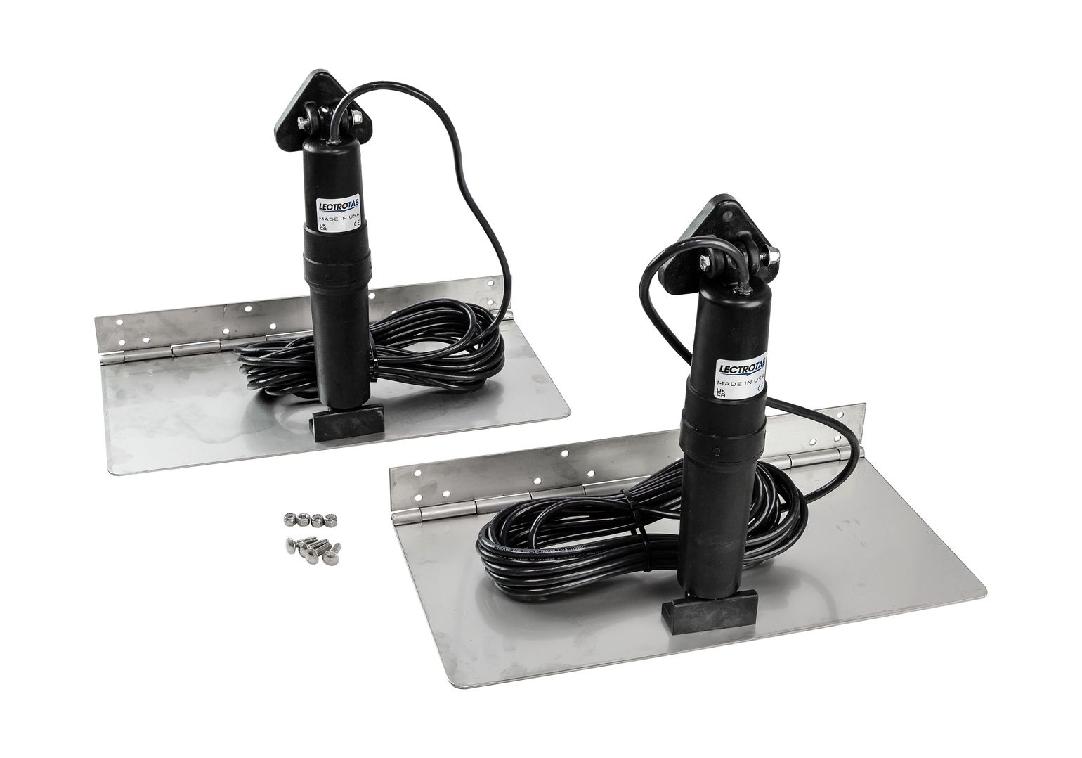 Комплект транцевых плит XKA (нерж.), 9x18 дюймов, без панели управления