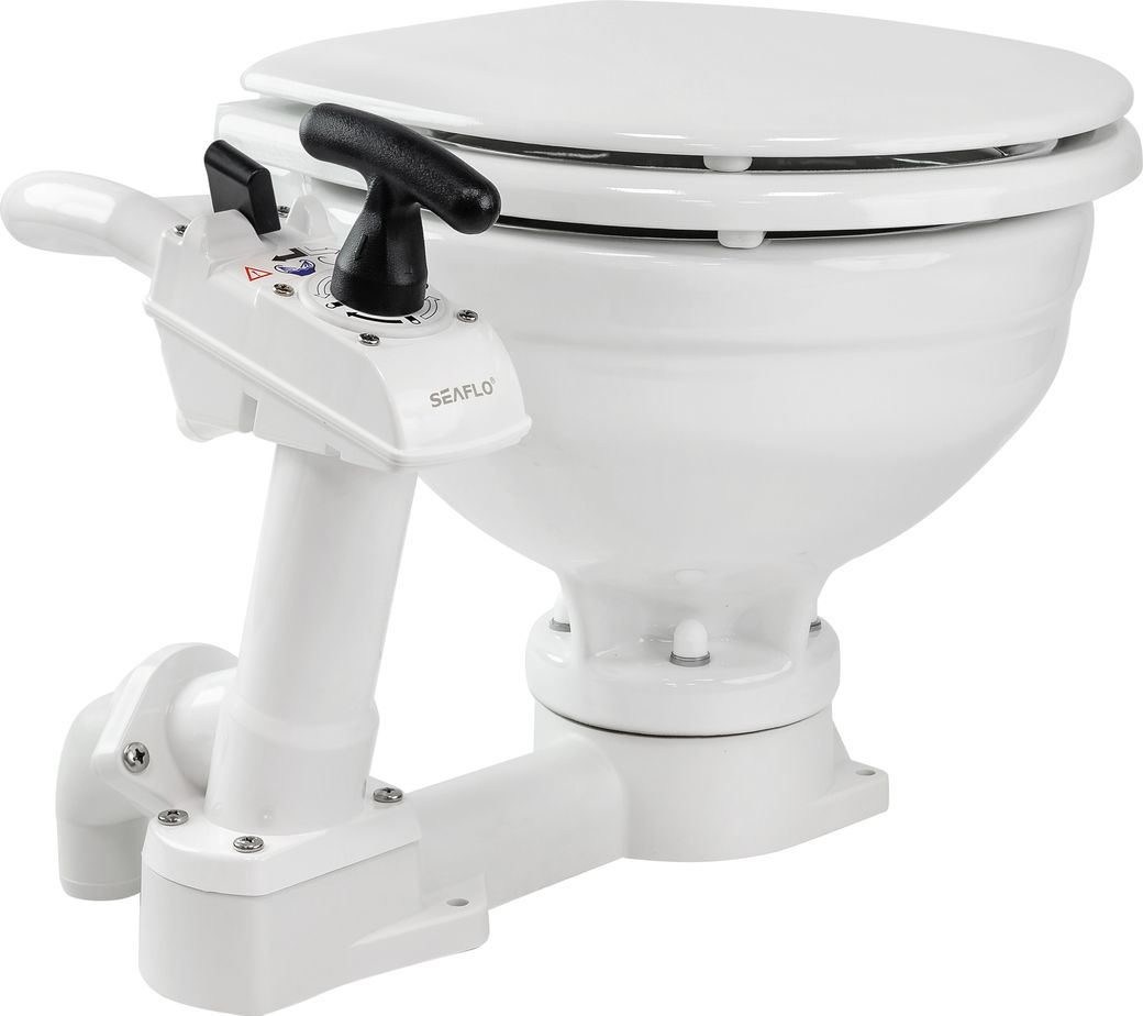 Унитаз с ручной помпой, SeaFlo (упаковка из 4 шт.)
