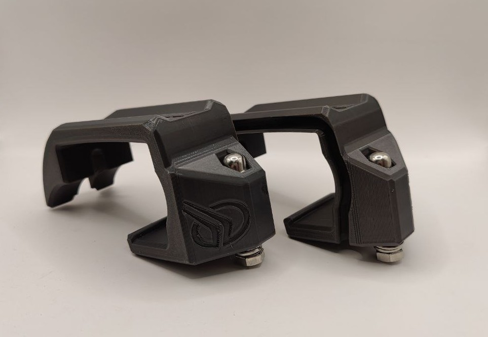 Крепеж носовых фар (к-кт 2шт) Волжанка 46-50 (2018-2023) пластик, серый Прокатись.Ру