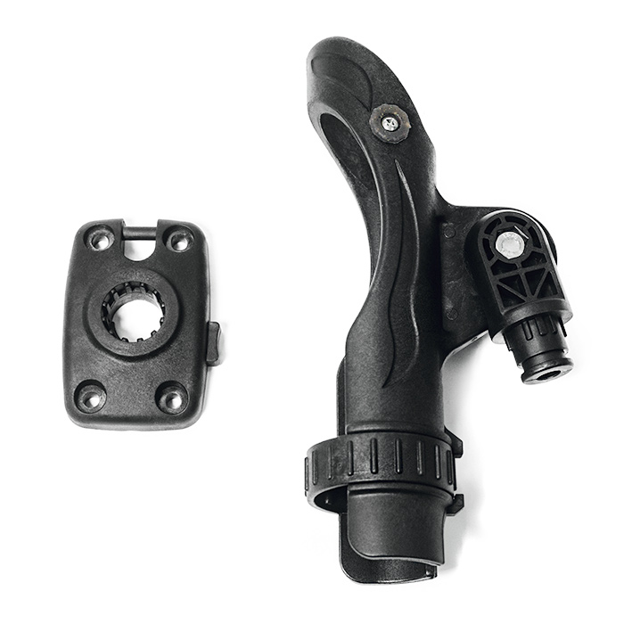 Держатель спиннинга SUNFINE на баллон быстросъемный, пластик