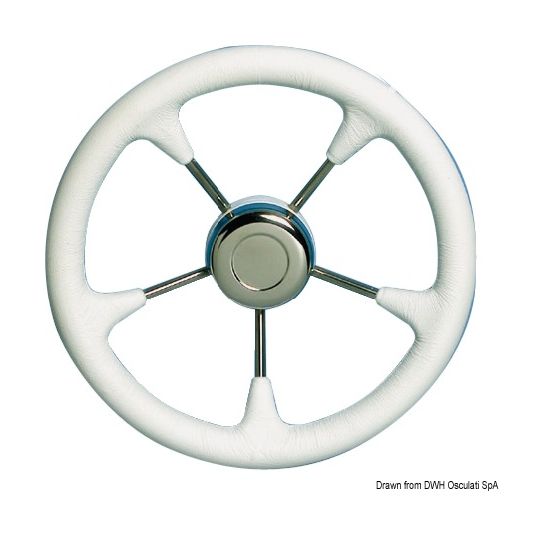 Рулевое колесо Osculati, диаметр 320 мм, цвет белый