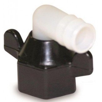 Переходник угловой резьба-"елочка" под шланг 13 мм