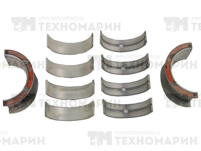 Коренные вкладыши коленвала Mercruiser/OMC/Volvo-Penta (номинал) 18-1300