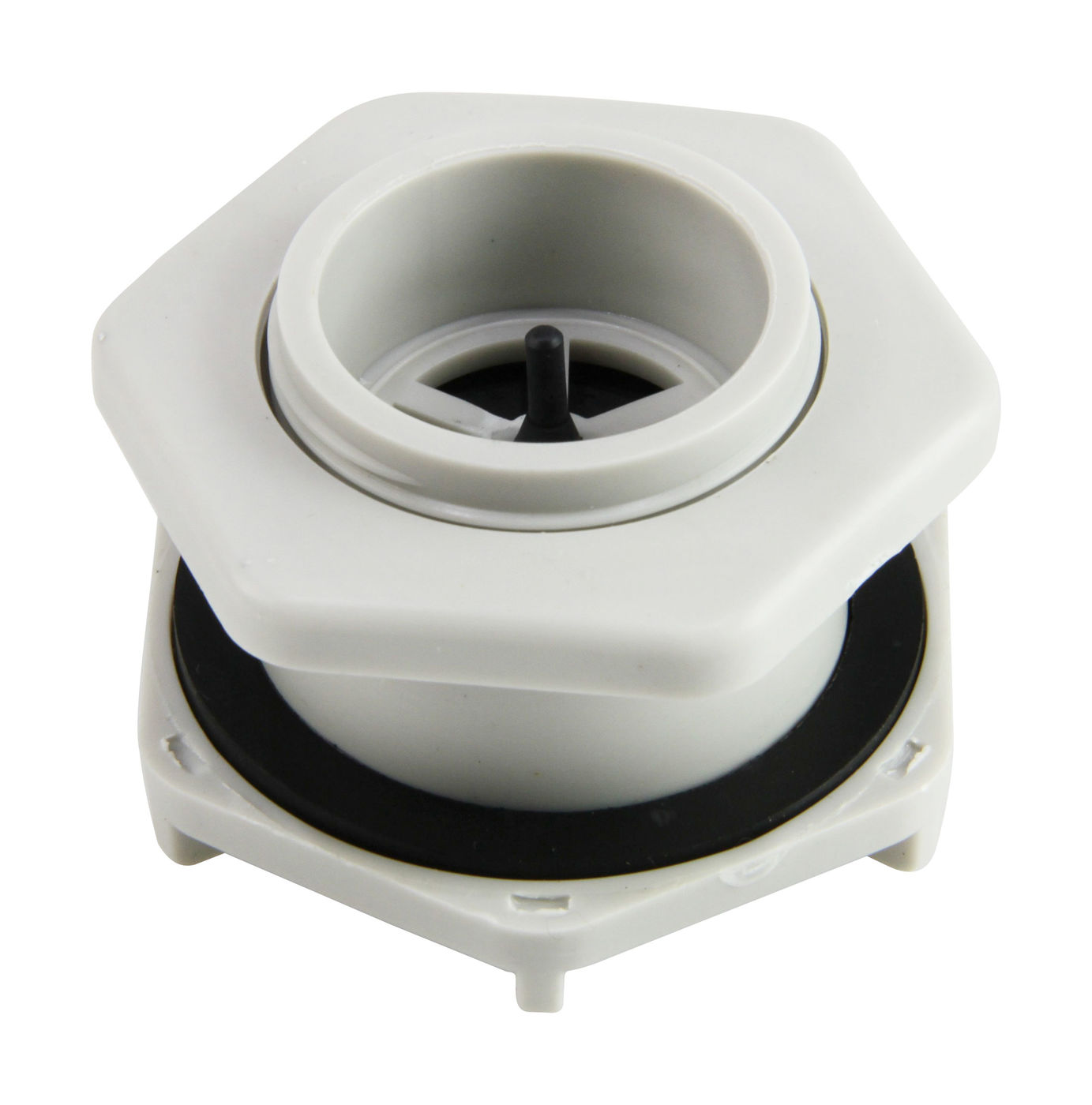 Клапан сливной для лодки ПВХ в сборе, серый