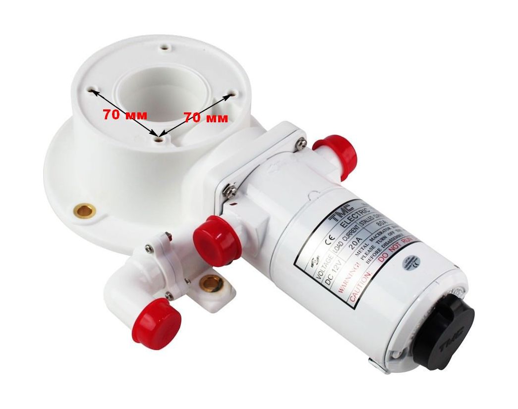 Помпа унитаза с мацератором, 24 В