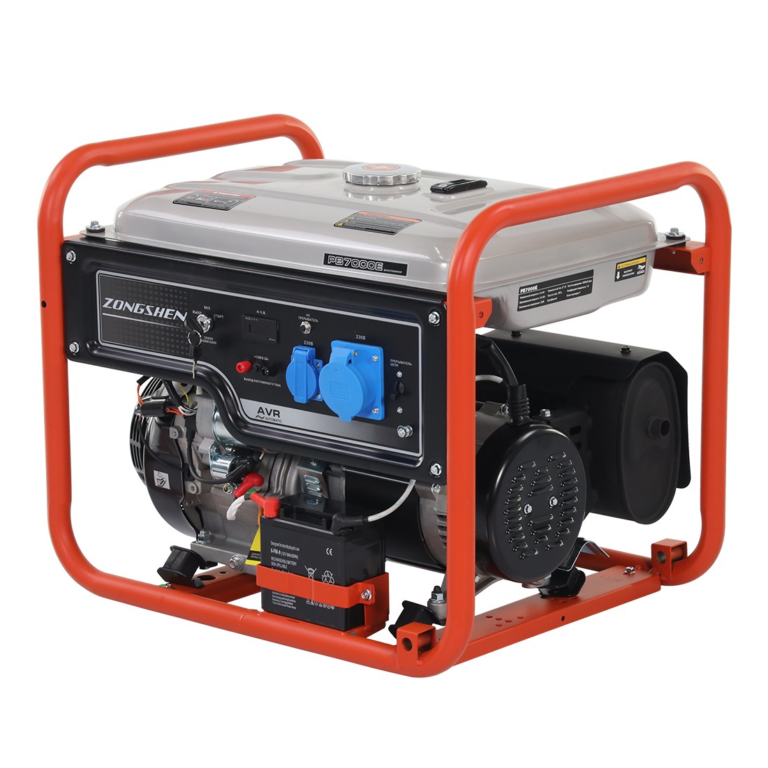 Генератор бензиновый Zongshen PB 7000 E 1T90DF706