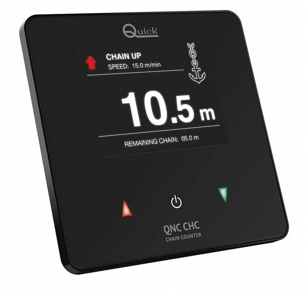 Счетчик цепи для якорной лебедки, QNC CHC, врезной, Quick