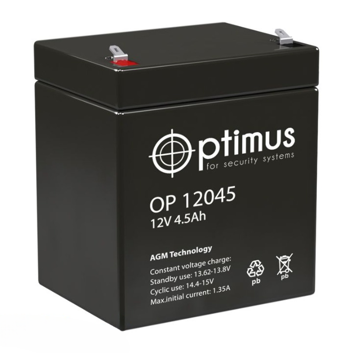 Аккумулятор OP 12-4,5 Optimus