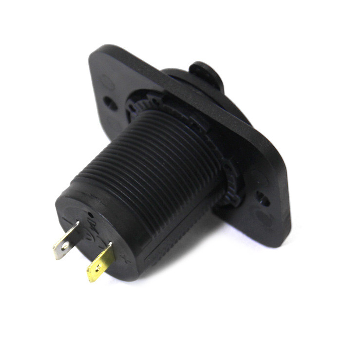 Панель с двойным USB разъемом и подсветкой NEKEKE 12-24V, прямоуг., фронт.