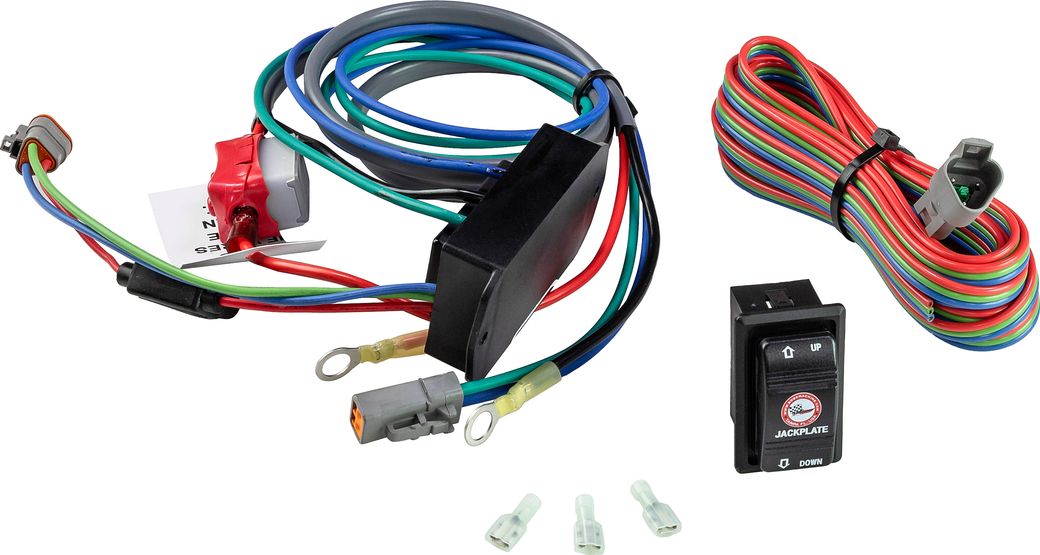 Жгут подключения подъемников Bob's в сборе с реле, кнопкой и предохранителем (упаковка из 2 шт.)