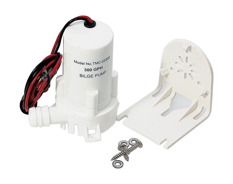 Помпа осушительная, 12 В, 300GPH (1134 л/ч)