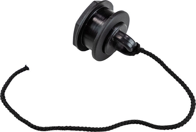 Клапан сливной для лодки ПВХ, черный