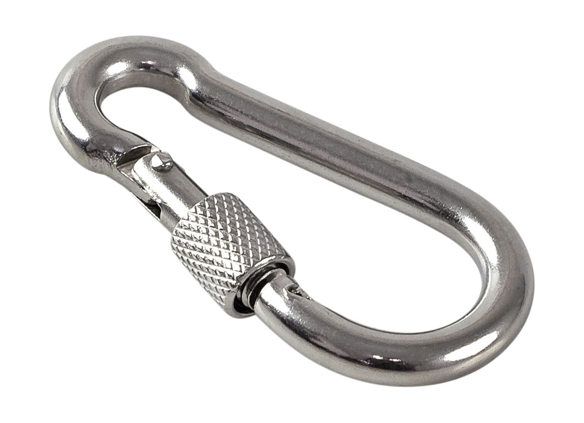 Карабин пожарный с фиксирующей гайкой 6х60 мм