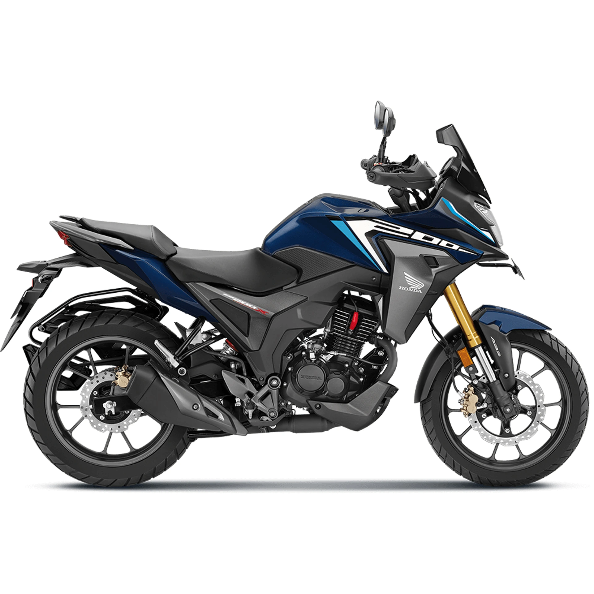 Мотоцикл Honda CB200X синий