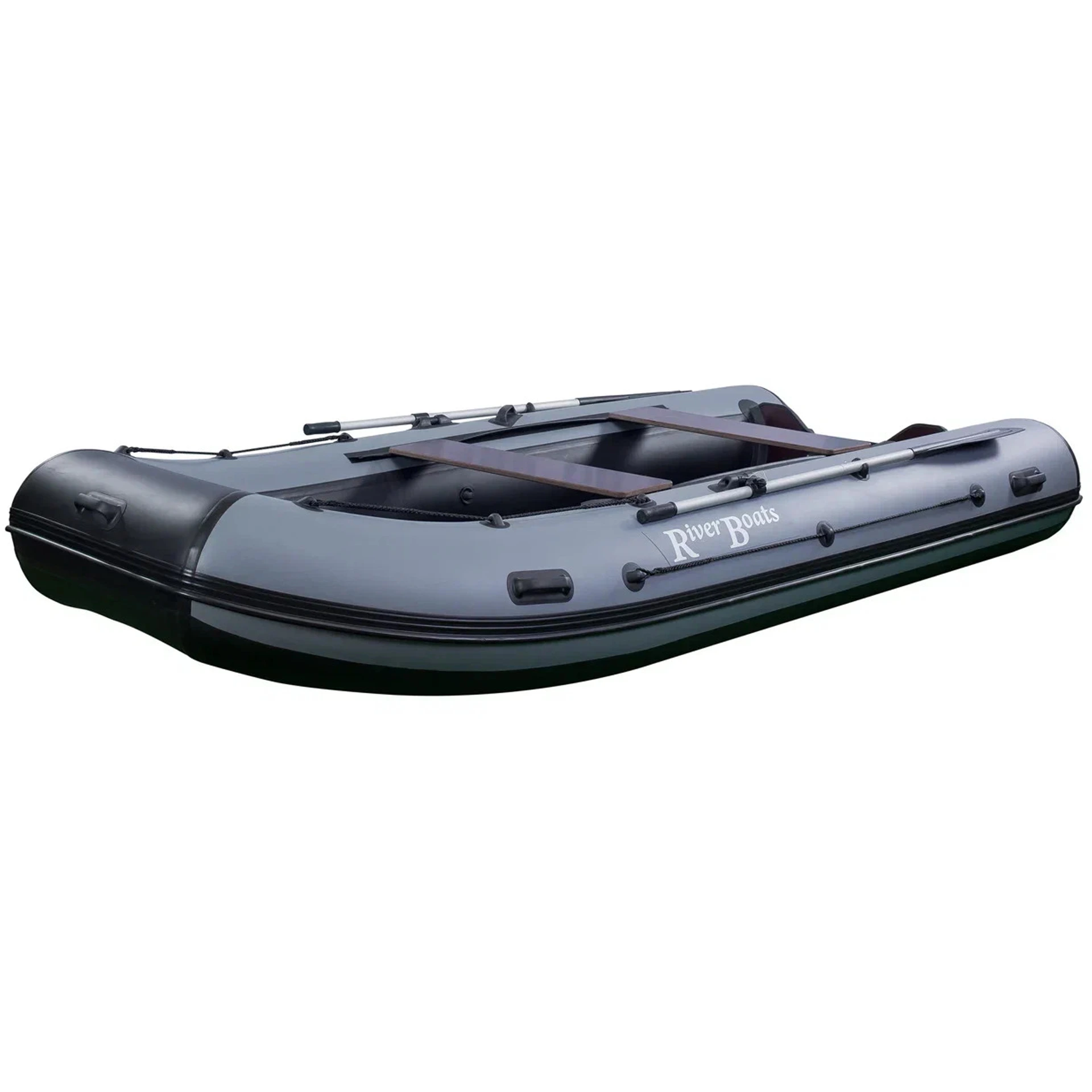 Лодка ПВХ River Boats RB 370 НДНД серый