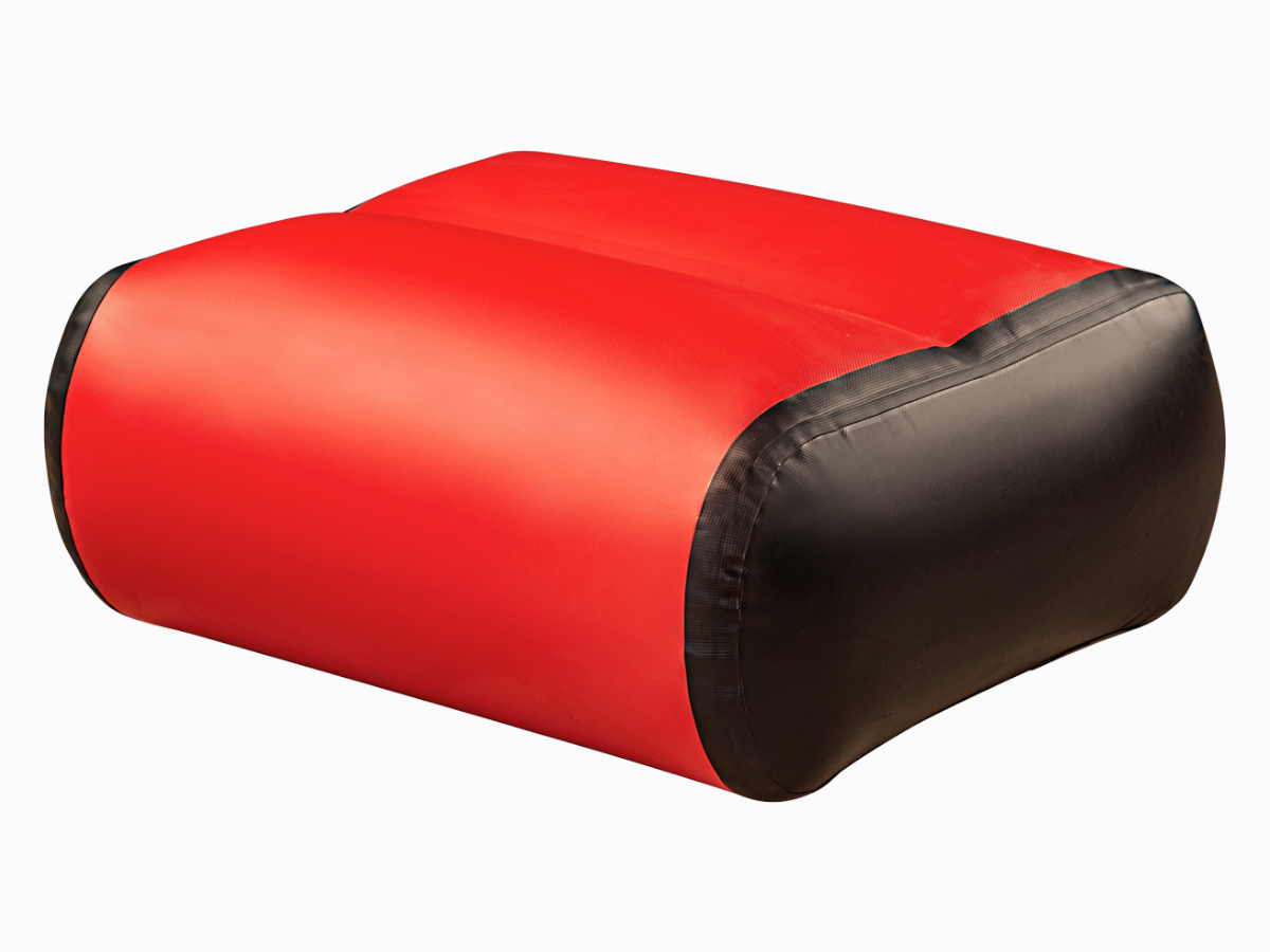 Надувной пуф с перегородкой X-River P95 серый