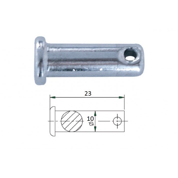 Штифт быстросъемный  9.5x23 мм Штифт быстросъемный  9.5x23 мм