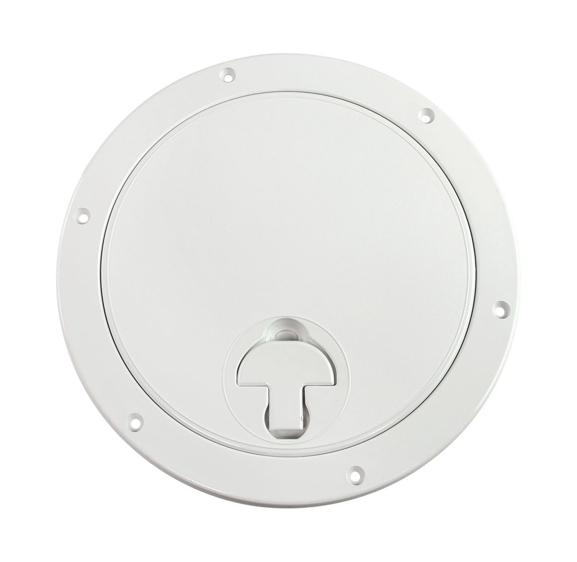 Лючок палубный 235 мм, белый Лючок палубный 235 мм, белый