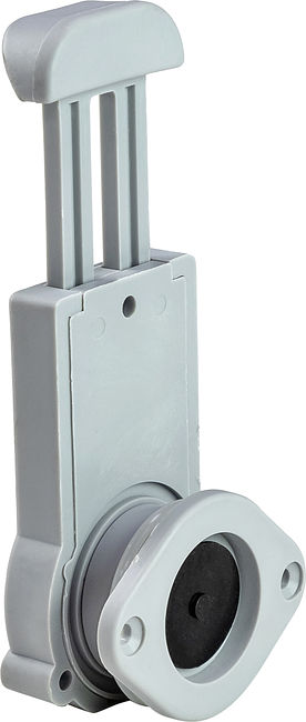 Клапан сливной с затвором для лодки ПВХ h18мм, серый