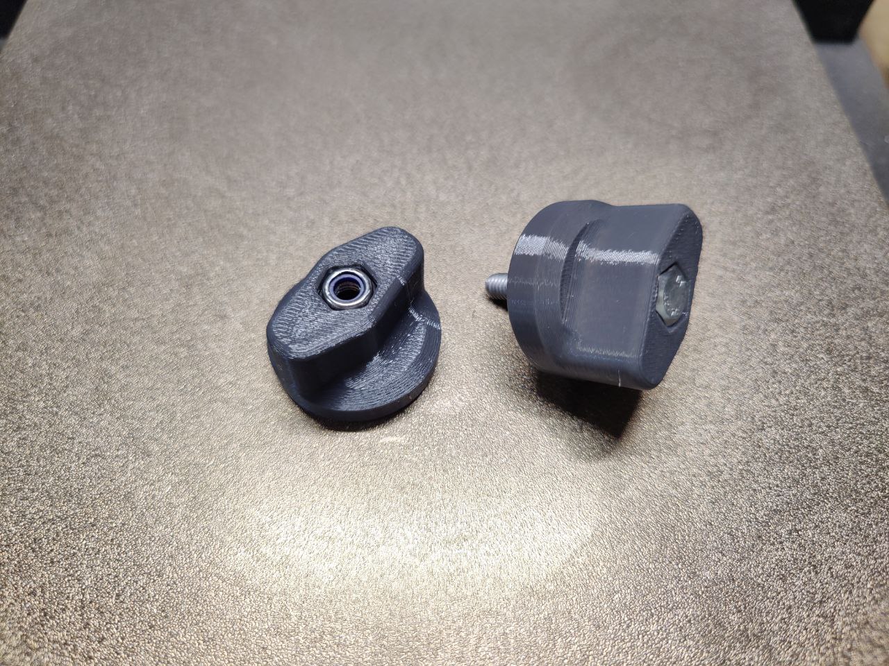 Ручка усиленная (барашек) М6 серый. К-т 2шт Прокатись.Ру Ручка усиленная (барашек) М6 серый. К-т 2шт Прокатись.Ру