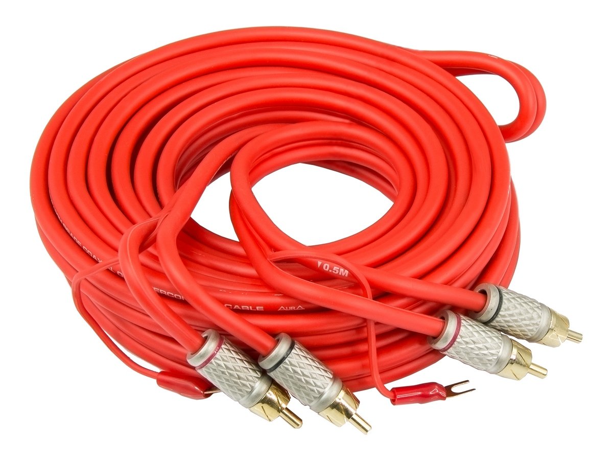 Межблочный кабель RCA 5м AURA