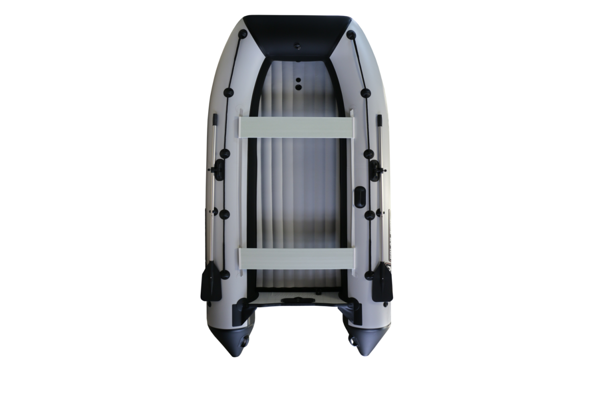 Лодка ПВХ Polar Bird PB-360M Merlin "Кречет" (пайолы и транец из стеклокомпозита) серый