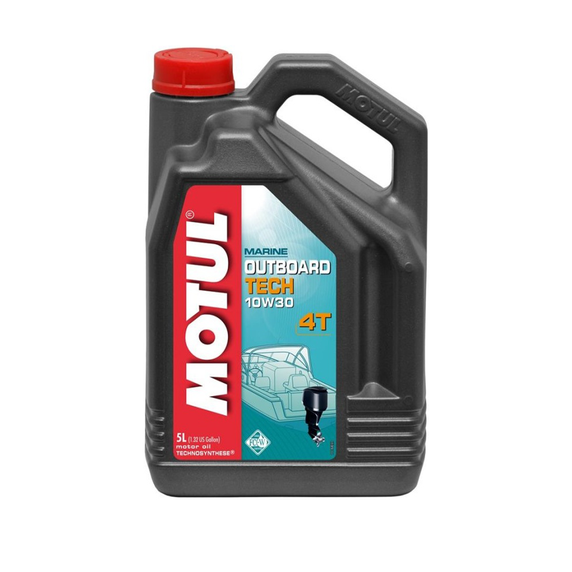 Масло моторное Motul Outboard TECH 10W30 полусинтетическое 4T 5л