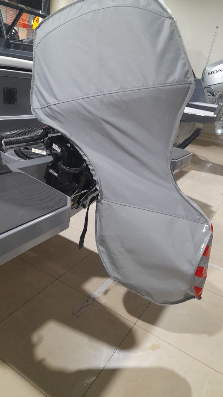 Чехол на мотор (slim) Hidea F50-60 L (FUELT ред.2.33) светло-серый