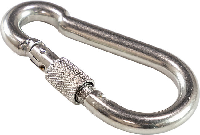 Карабин пожарный с фиксирующей гайкой 9х90 мм