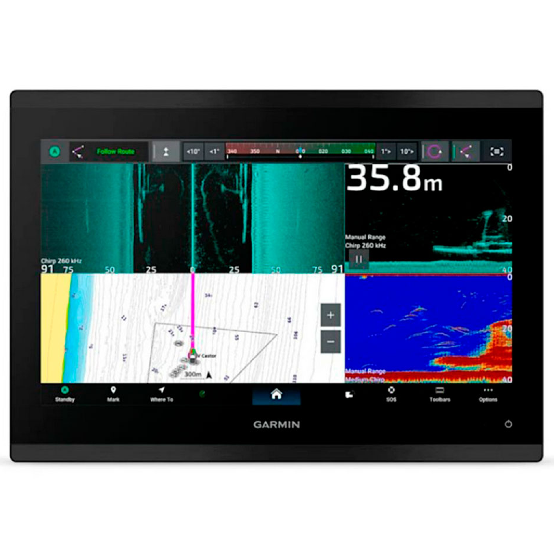 Картплоттер Garmin GPSMAP 9013 с картой мира